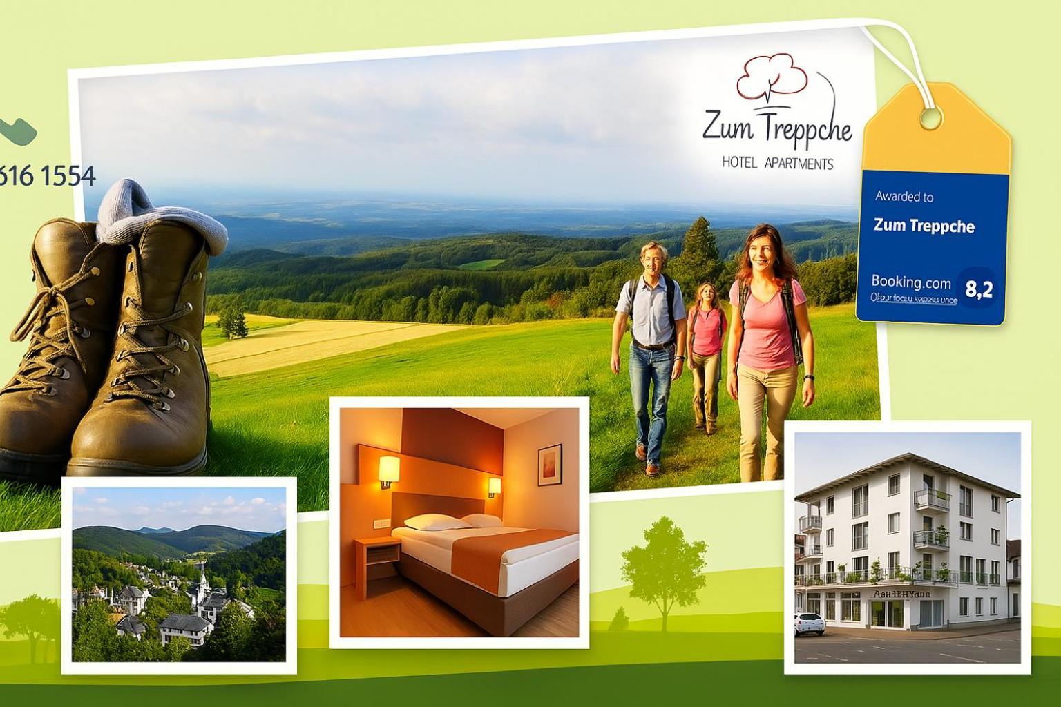 Zum Treppche Hotel Garni 格拉登巴赫 外观 照片
